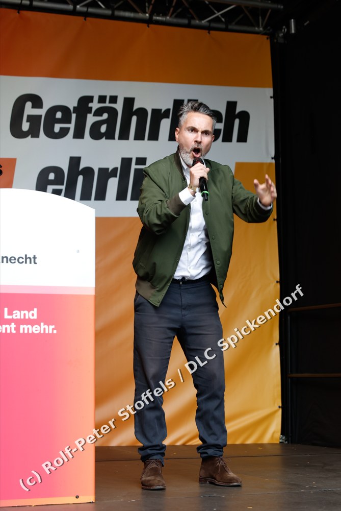 BSW Wahlkampfveranstaltung in Halle
